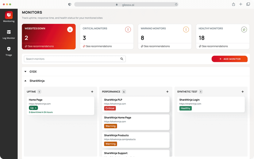 Real-Time Monitoring & Dashboards